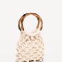 Macrame Ring Handle Bag