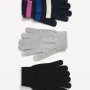 Knit Gloves 3-Pack for Women