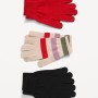 Knit Gloves 3-Pack for Women