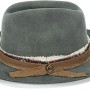 Open Road Hat Fedora Hat Pure Wool Felt Hat Vintage Rancher Hat Airway Vented Panama Hats for Men Women
