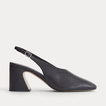 Curved Slingback Heel