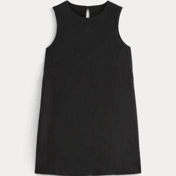 Linen straight dress