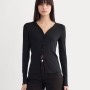 Tees Sheer V-Neck Cardigan in Butterluxe