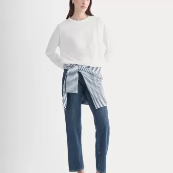 Oversized Boxy Crew in Essential Cotton