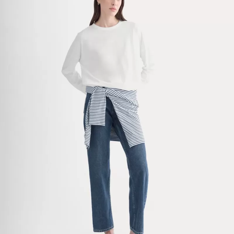 Oversized Boxy Crew in Essential Cotton