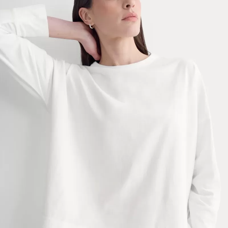 Oversized Boxy Crew in Essential Cotton