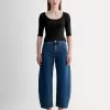 The Luxe Rib Scoop-Neck Tee