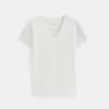 The Slim V-Neck Tee in Essential Cotton