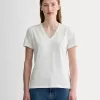 The Slim V-Neck Tee in Essential Cotton