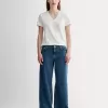 The Slim V-Neck Tee in Essential Cotton
