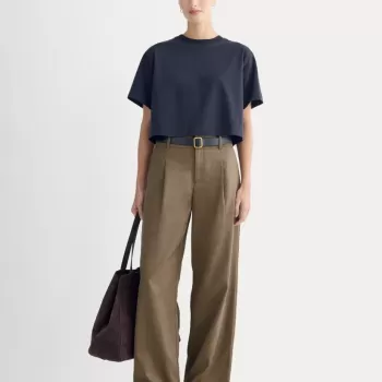 Wide-Leg Trouser in Buttersmooth