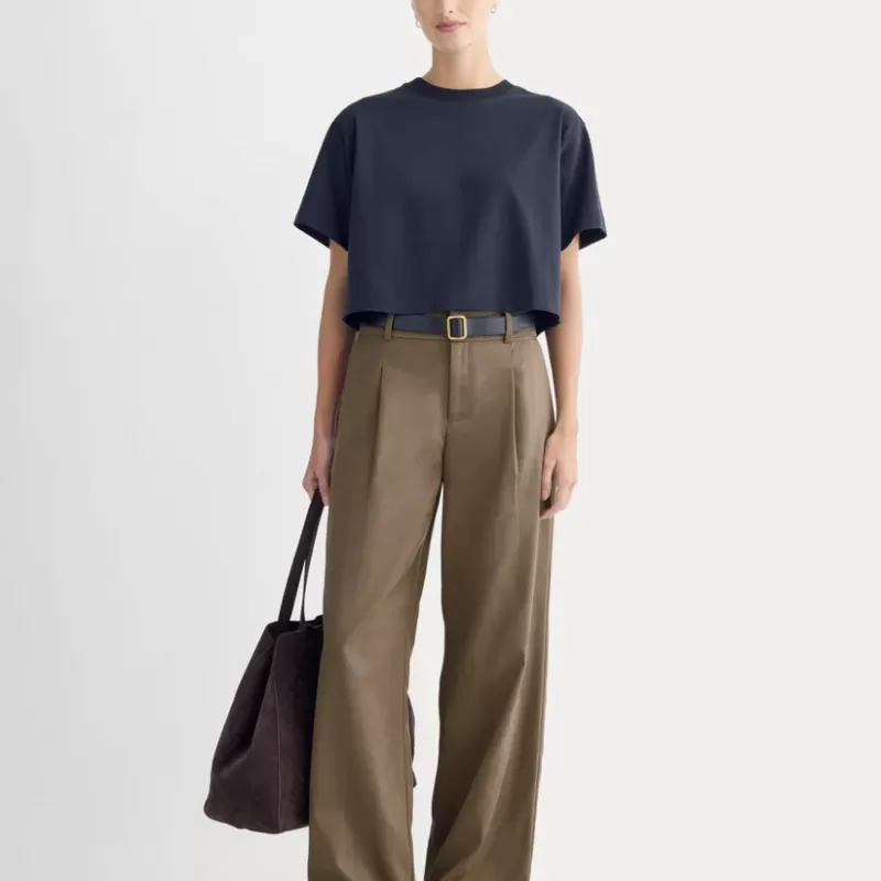 Wide-Leg Trouser in Buttersmooth
